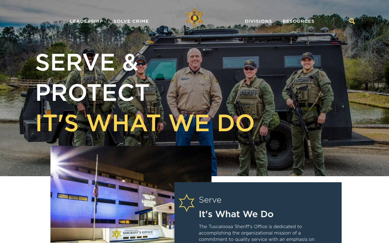 Tuscaloosa County Sheriff inmate search for jail mugshots